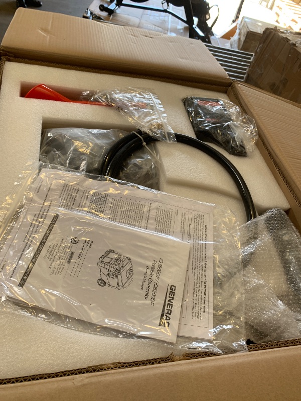 Photo 1 of Generac 5,200-Watt Dual-Fuel Portable Inverter Generator - Gas and Propane Compatible - Quiet Operation - Clean, Stable Power - CA Compliant - Great for Home Backup, Camping, and RV Use