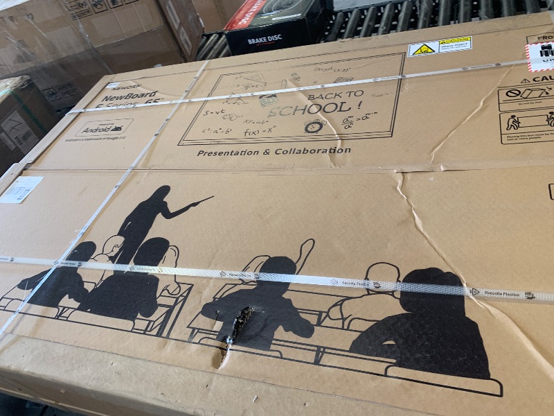 Photo 1 of --FACTORY SEALED-- NEWORK 65 Inch 4K Smart Board - Google EDLA-Certified Interactive Whiteboard, Android 14, 50-Point Touch, Wireless Casting - Digital Whiteboard for Classrooms & Hybrid Offices (Board Only) --FACTORY SEALED--