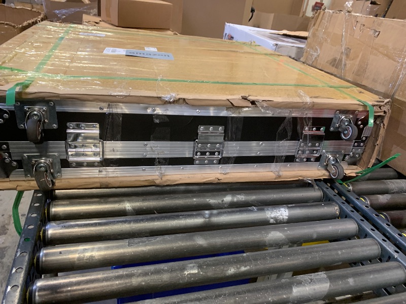 Photo 1 of 360 Photo Booth Machine for Parties, 39.4" Slow Motion Rotating Video Booth for 4-6 People Stand, RGB Strip Light Software APP Control 360 Photo Booth with Flight Case