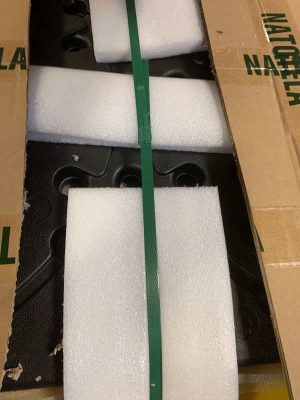 Photo 1 of Natotela 2 pcs-2 Drum Spill Containment Pallet Platform w/Drain 18.5 Gallon 51.2x27.2x5.9in 2645lbs Load Capacity Forkliftable Low Profile LDPE 4 Drum Spill Containment Tray for Industrial Storage