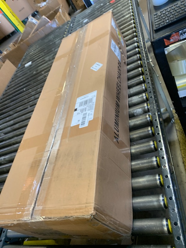 Photo 1 of 8FT Portable Wheelchair Ramp, Non-Slip Aluminum Folding Handicap Ramp, 600 LBS Capacity Door Threshold Ramps for Home Steps, Scooter Ramp for Car, Doorways, Curbs, Stairs, Cart, Wheel Chair Steps