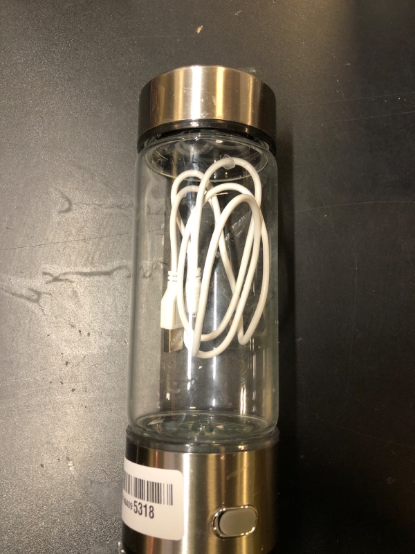 Photo 1 of ***USED AND DIRTY
***BEVECK 14 oz Portable Hydrogen Water Bottle Generator with PEM-SPE Technology, USB Rechargeable Hydrogen Water Ionizer Cup, Produces up to 3000 ppb Hydrogen in 3 Minutes for Home, Gym, Office & Travel