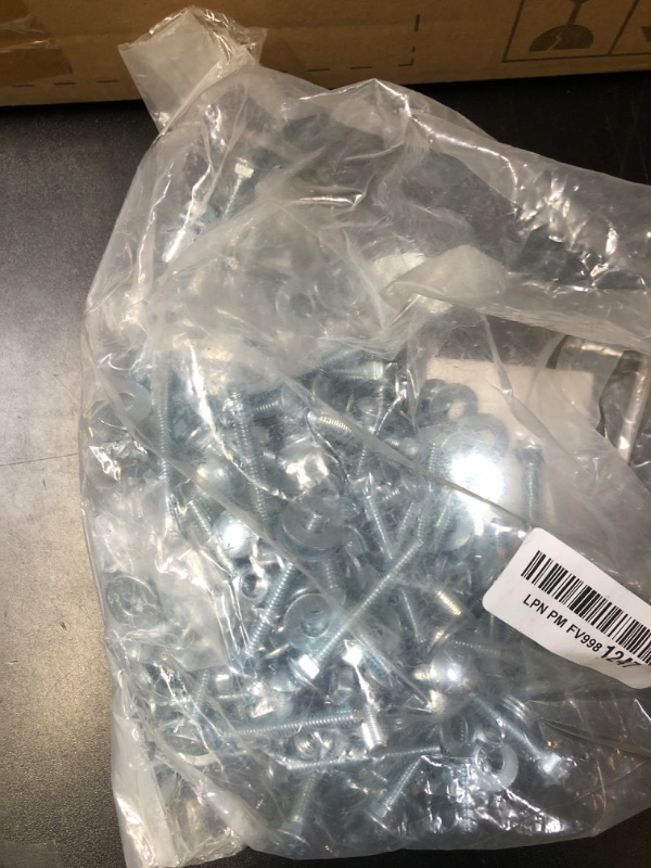 View 2 of 1/4" x 2" (100 Pack) Zinc Carriage Bolt Kit, Grade 307A by Makers Bolt
