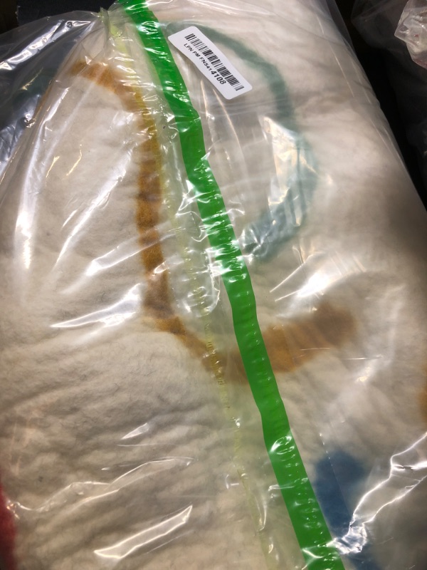 Photo 1 of MEOWFIA Cat Cave – Premium Felt Cat Bed for Indoor Cats, Handmade Merino Wool (Ivory Rainbow, Large)