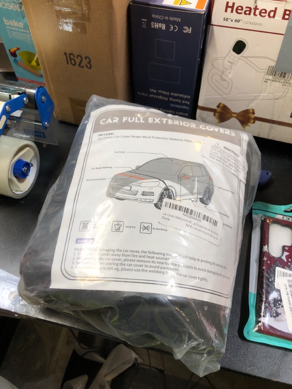 Photo 1 of Car Cover Waterproof All Weather Custom Fit for Ford Mustang 1994-2025, 420D Oxford Full Outdoor Automtive Heavy Duty Covers Windproof Snowproof Dustproof UV Hail Protection Accessories