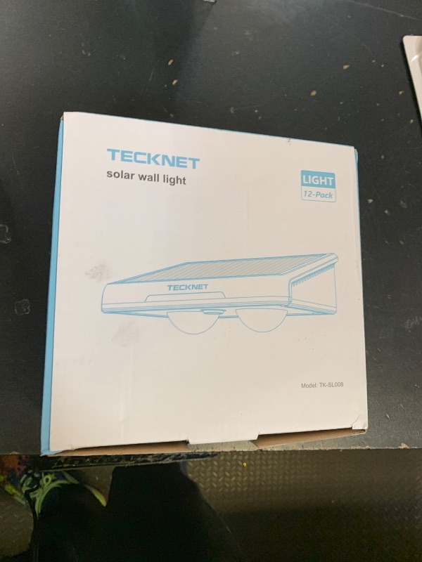 Photo 1 of TECKNET Solar Fence Lights Outdoor 12 Pack, Warm White & 6 Colors & RGB, IP66 Waterproof LED Deck Light, Dusk to Dawn Fence Lights Solar for Wall, Railing, Step, Patio, Pool, Backyard, Outside