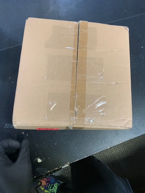 Photo 1 of Cilinta 9.8" Round Clear Acrylic End Table - Modern Small Space Side Table for Living Room, Bedroom, Office, Outdoor | Sturdy, Easy to Install, Multi-Purpose