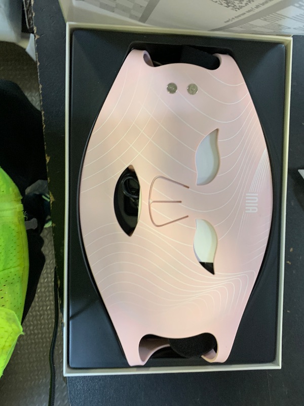 Photo 1 of INIA Red Light Therapy Mask for Face, Glow Wireless LED Face Mask Light Therapy with Near-Infrared Red Light (NIR), Rechargeable and Ergonomic Design for Home & Travel