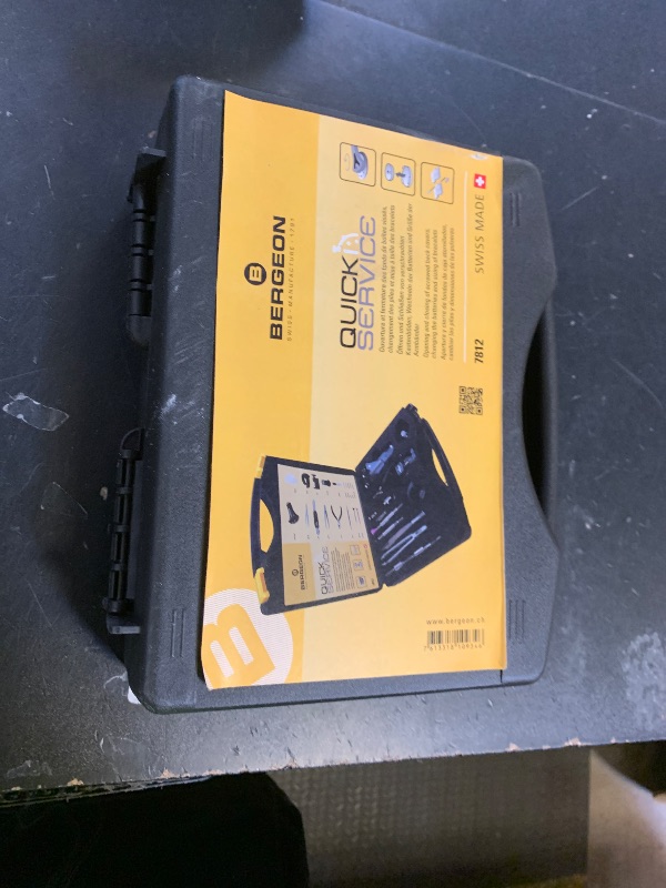 Photo 1 of Bergeon 7812 Professional Grade Quick Service Watch Repair Kit in Carry Case #55-699