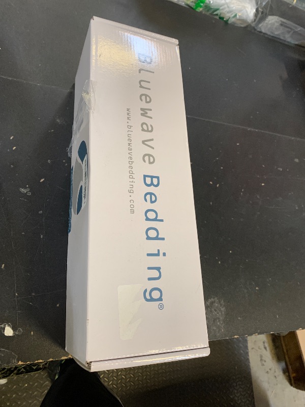 Photo 1 of Bluewave Bedding Hyper Slim Gel Memory Foam Pillow for Stomach and Back Sleepers - Thin, Flat Design for Cervical Neck Alignment and Deeper Sleep (2.25-Inches Height, Standard Size)