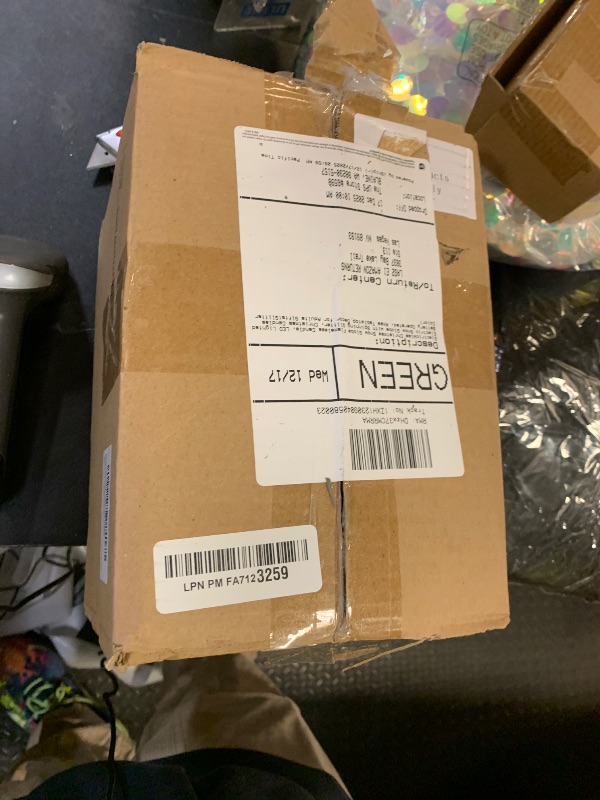 Photo 1 of ElectricWise Christmas Snow Globe Flameless Candle, LED Lighted Electric Snow Globe with Spinning Glitter, Christmas Candles Battery Operated, Xmas Tabletop Decor for Adults Gifts(Glitter Color)