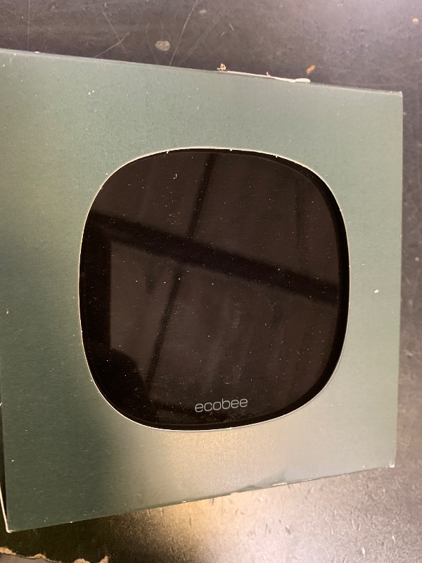 Photo 1 of ecobee Smart Thermostat Essential - Energy Star Certified programmable Wi-Fi Thermostat - Works with Siri, Alexa, and Google Assistant