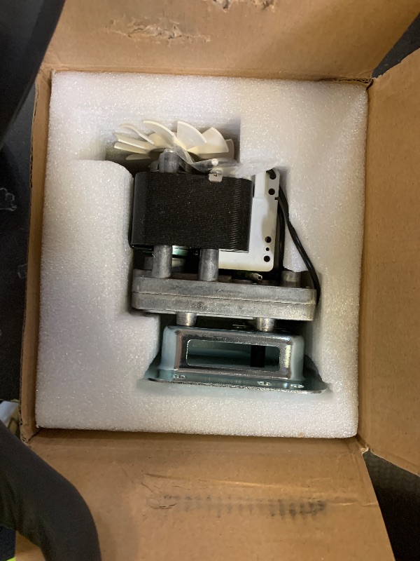 Photo 1 of 110V Auger Feed Motor Replacement Parts for Green Mountain Daniel Boone and Jim Bowie 110V Choice Pellet Grills, 5.3 RPM P-1041 Auger Fuel Drive Motor with Mounting Bracket for GMG DB/JB Choice