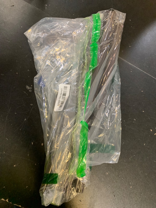 Photo 1 of 1 Inch Curtain Rod For Windows 28 to 48 Inches, Heavy-Duty Adjustable Decorative Curtain Rod With Rattan Leaf Hollow Finials For Bedroom And Living Room Bronze