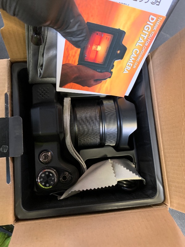 Photo 1 of ***sold for parts*** 4K Digital Camera for Photography, Autofocus 56MP Vlogging Camera for YouTube/Content Creators/Travel, 16X Zoom Video Camera with 3" 180°Flip Screen & Lens Hood, Gift Ideas for Teens & Beginners