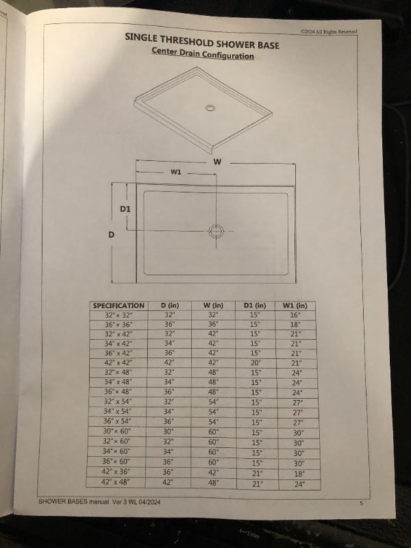 Photo 3 of Shower Floor - White