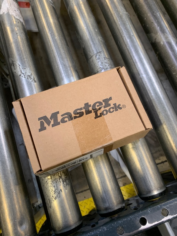 Photo 1 of Master Lock Black Outdoor Bluetooth Smart Padlock with Keypad, Smart Locks for Tools, Gates, Sheds, 2-7/32 inches Wide, 4401LHEC