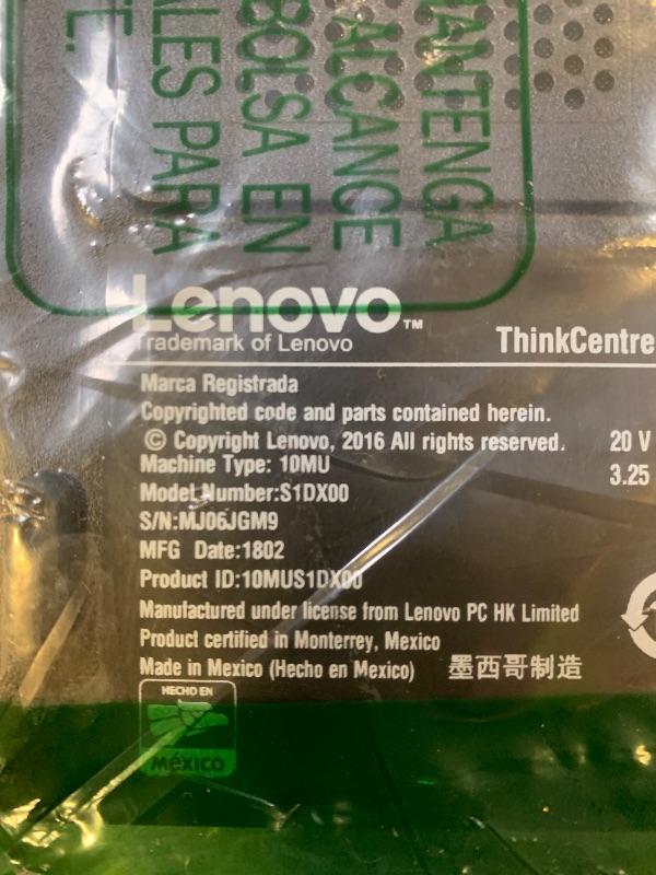 Photo 1 of Lenovo ThinkCentre M910Q Tiny Desktop Intel Core i7-6700T 2.8GHz 32GB RAM 1TB SSD Integrated Graphics - WiFi + Bluetooth Adapter - Windows 11 Pro (Renewed)