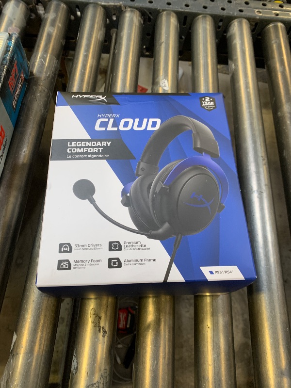 Photo 1 of HyperX Cloud - Gaming Headset, Memory Foam Comfort, Noise-Cancelling mic, Durable Aluminum Frame.