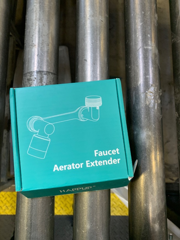 Photo 1 of 1080°Swivel Faucet Extender, Sink Water Faucet Aerator Extension in Brass, Swivel Robotic Arm Bathroom Faucet Extender, Kitchen Rotating Extension Filter with 2 Mode Splash