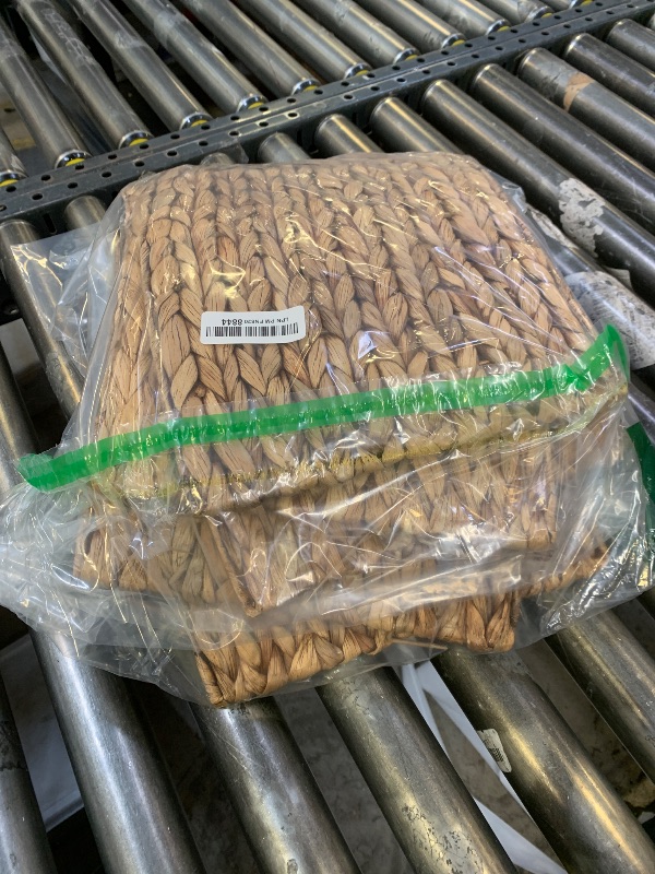 Photo 1 of CENBOSS Rattan Christmas Tree Collar, Wicker Tree Skirt & Stand Base Cover (Brown Wash, 30 inch)