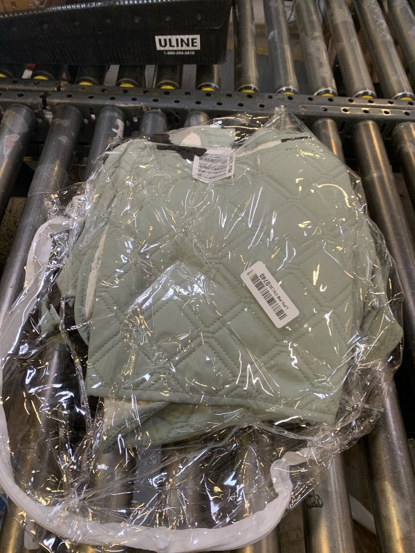 Photo 1 of Ruaozz Waterproof Loveseat Recliner Cover with Console Non-Slip Reclining Couch Covers Split Sofa Slipcovers with Elastic Straps for Kids, Dogs, Pets (Sage Green, 2 Seater)