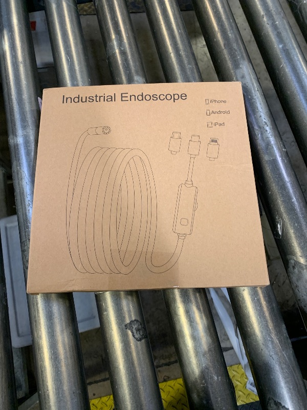 Photo 1 of [Dual-Lens] Endoscope Camera with Light,1920P HD Borescope with 8+1 Adjustable LED Lights, IP67 Waterproof Endoscope with Semi-Rigid Snake Cable, Inspection Borescope for iOS and Android-16.4ft