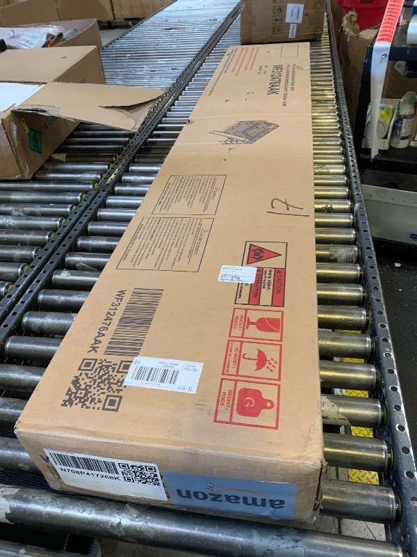 Photo 1 of Ball & Cast Bunk Bed Full Over Full Castle Style Bed,Wood Bunk Bed w/ 2 Drawers and 3 Shelves,Full-length Fence,Bedframe with Slide & Storage Ladder,Space Saving,Slat Support,for Child's Bedroom,White