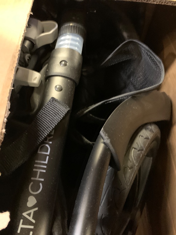 Photo 1 of Delta Children Apollo Jogging Stroller - Shock Absorbing Frame with Large Canopy & Recline - Car Seat Compatible, Black