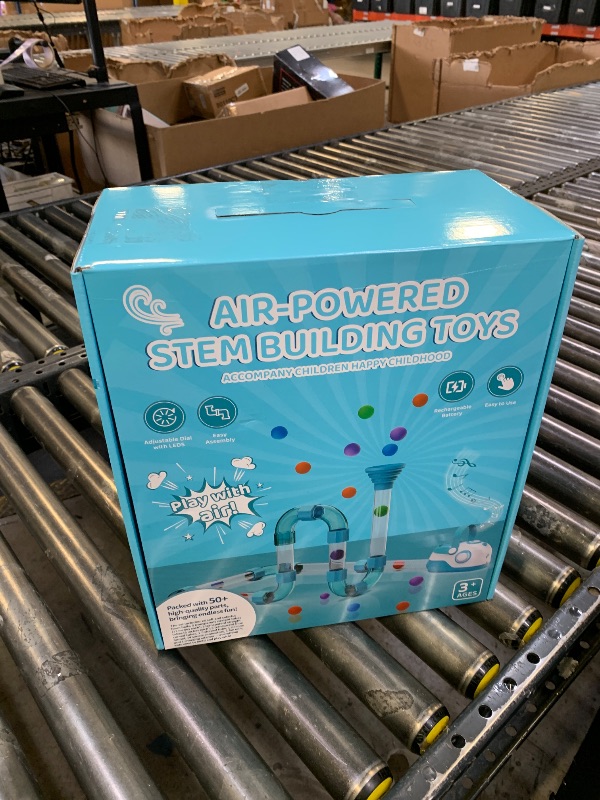 Photo 1 of FOHEB Air-Powered STEM Building Toys - Bluetooth Learning Toys with Wireless Music Play, Rechargeable & Play While Charging, STEM Toys for 3+ Year Old, Kids Toys Birthday Gifts for Kids