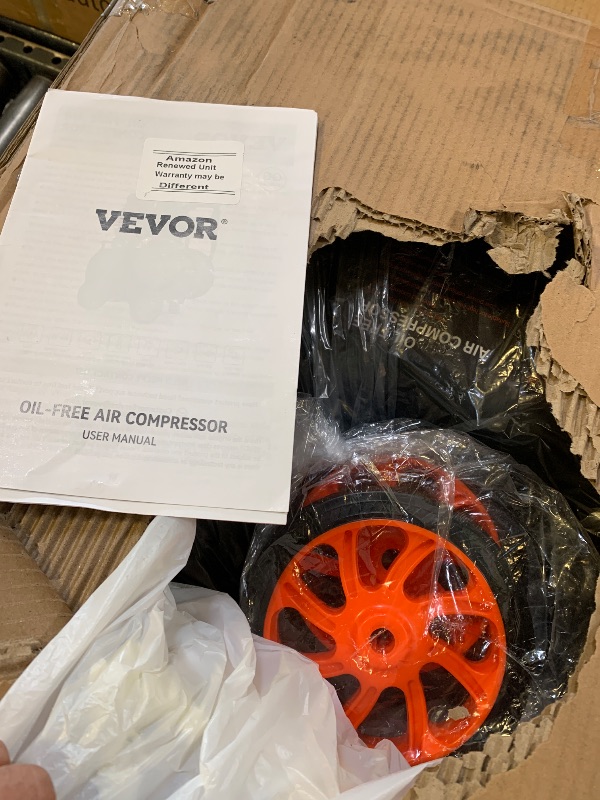 Photo 1 of ITEM IS MISSING PARTS, UNSURE WHAT PARTS ARE MISSING -----------------------------------------------VEVO Oil Free Air Compressor
