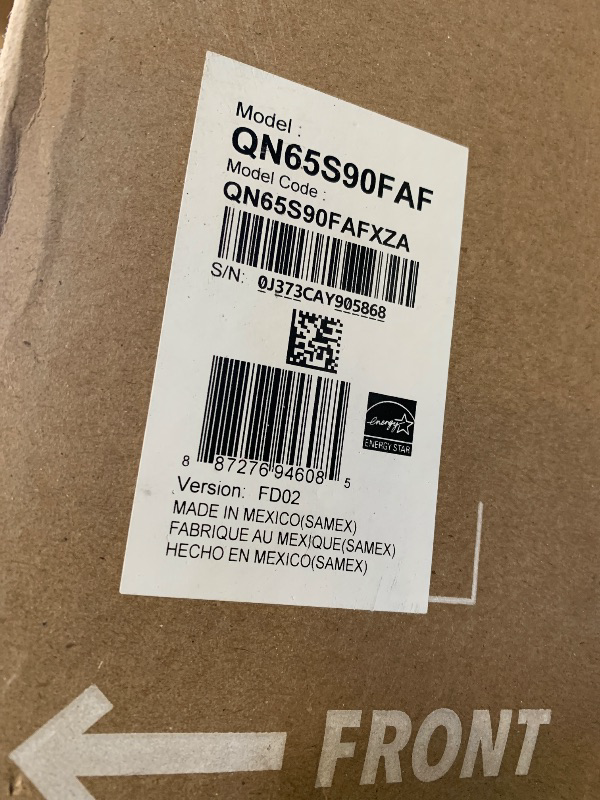 Photo 1 of Samsung 65-Inch Class OLED S90F 4K Smart TV (2025 Model) NQ4 AI Gen3 Processor, 4K AI Upscaling Pro, OLED HDR +, Motion Xcelerator 144Hz, Samsung Vision AI, Alexa Built-in