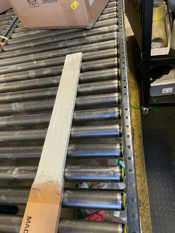 Photo 1 of 6ft-24ft Upgraded Aluminum Curtain Track, Ceiling or Wall mount, Curtain Rail System with 90 Degree Corner Bends, Windows and Room Divider Ceiling Track set with Runners and Hooks(White)