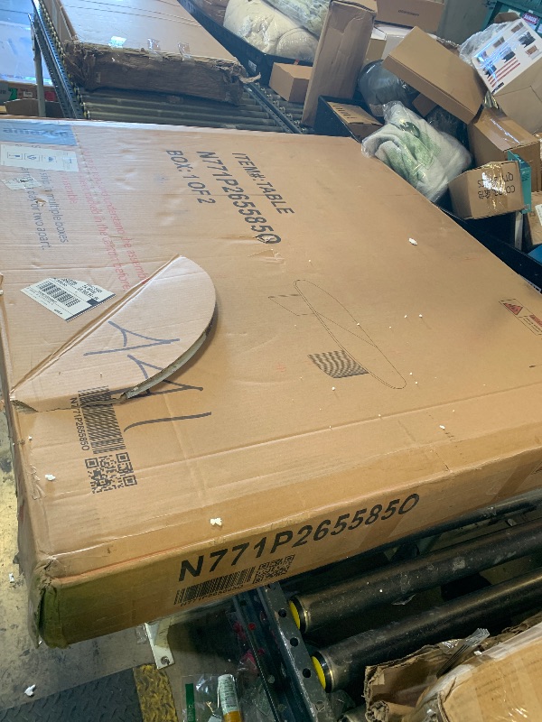 Photo 1 of Christopher Knight Home Lancas Oval Top Dining Table - Modern Minimalist Wooden Pedestal Design - Seats 6 - Dark Brown Finish - Indoor Dining Room & Kitchen Table - Restaurant, Family Gatherings, Home