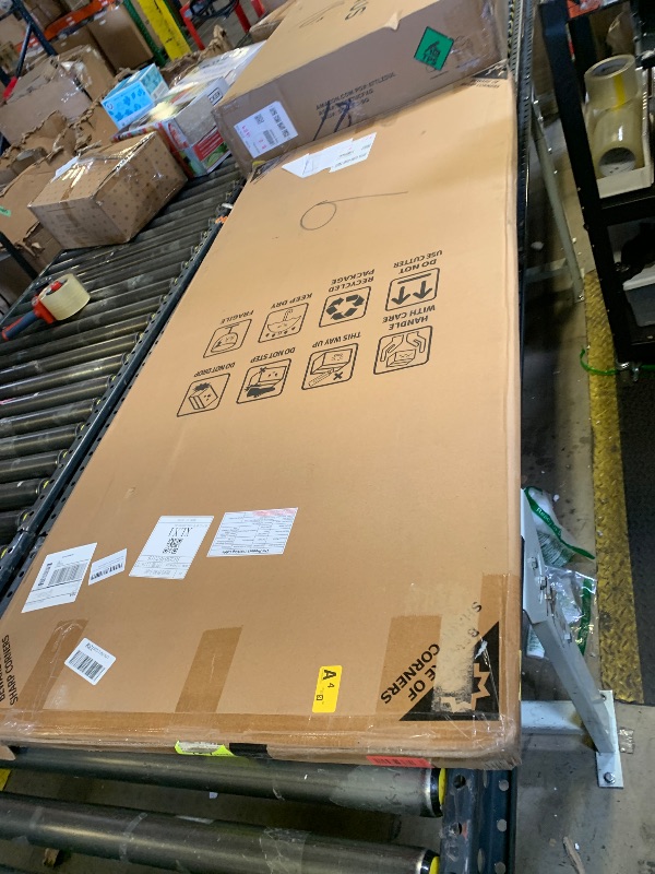 Photo 1 of Lumizone Extra Tall Cat Gate 61.02" High Pressure Mounted Extra Wide 2025 New (17 Sizes) 1.37" Gap No Drilling Auto-Close One-Handed Operation Tall Pet Gate for Dogs(Black, 61.02" H x 42.52"-46.64" W)