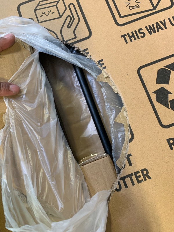 Photo 1 of Lumizone Extra Tall Cat Gate 61.02" High Pressure Mounted Extra Wide 2025 New (17 Sizes) 1.37" Gap No Drilling Auto-Close One-Handed Operation Tall Pet Gate for Dogs(Black, 61.02" H x 42.52"-46.64" W)