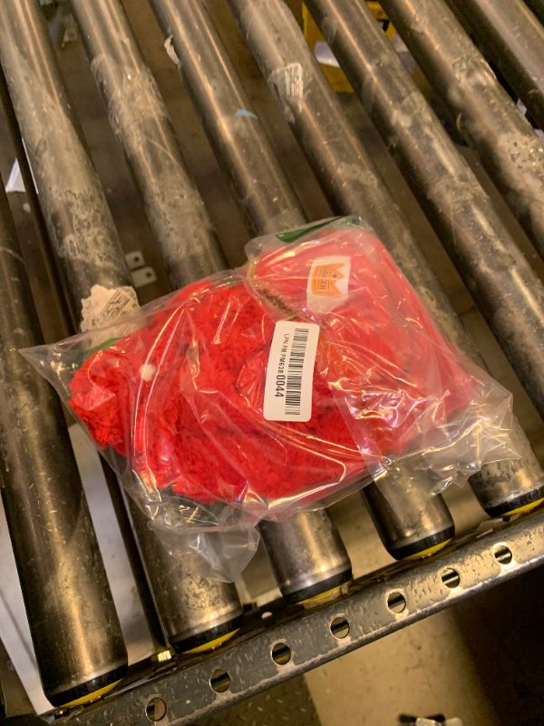 Photo 1 of Loyanyy Plush Dog Pajamas for Cold Weather 4 Legged Clothes for Dog Cat Stretchy Puppy Kitten Onesie with Buttons Warm Soft Pet Jumpsuit Winter Coat Red Medium