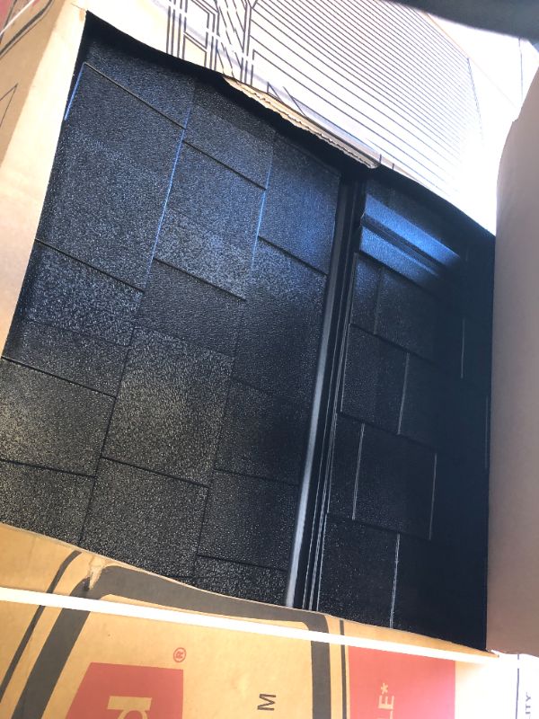 Photo 1 of Rubbermaid Resin Outdoor Storage Shed With Floor (7 x 7 Ft) Weather Resistant Gray Organization for Home/Backyard/Garden Tools/Lawn Mower/Bike Storage/Pool Supplies