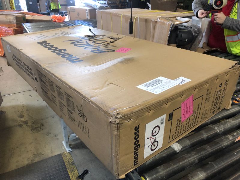 Photo 1 of Mongoose Aztec Mens and Womens Fat Tire Bike, 18-Inch Steel Frame, 26-Inch Wheels, 4-Inch knobby tires, Red