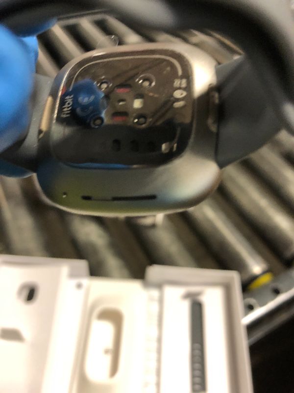 Photo 1 of Fitbit Sense Advanced Smartwatch with Tools for Heart Health, Stress Management & Skin Temperature Trends, Sage Grey/Silver, One Size (S & L Bands Included)