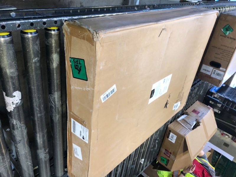 Photo 1 of Amazon Basics Bed Frame with Storage, Foldable Metal Platform, Sturdy Steel, No Box Spring Needed, 18 Inches High, Tool-Free Setup, Queen Size, Black