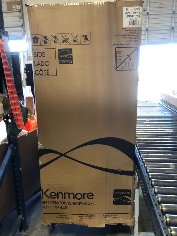 Photo 1 of Kenmore 46-62312 30" Top Mount Refrigerator with Freezer - Adjustable Shelving, Humidity-Controlled Crispers, Optional Ice Maker, LED Lighting, ENERGY STAR Certified, 18.2 cu. ft. Capacity - White