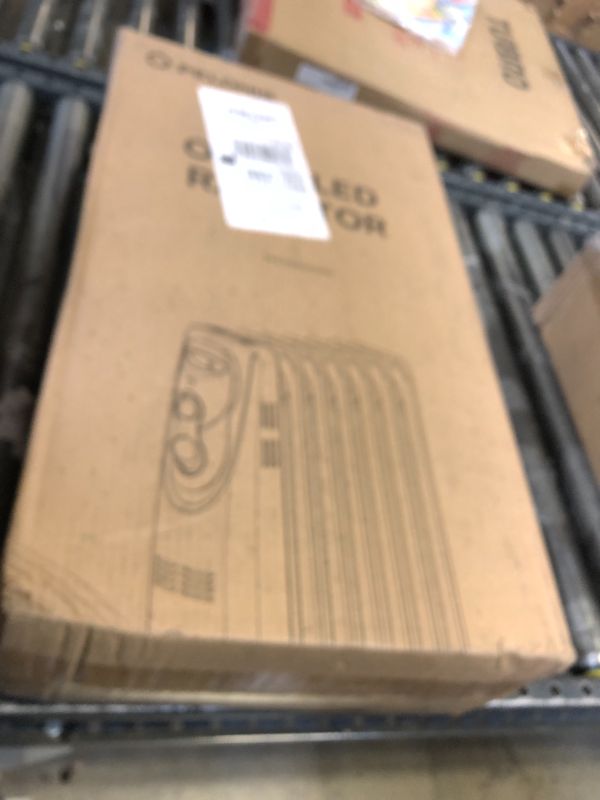 Photo 1 of PELONIS Radiator Heater for Large Space, Electric Oil Filled Radiator, Dual Knobs, 1500W, Quiet Space Heater, 3 Modes, Tip-over Protection