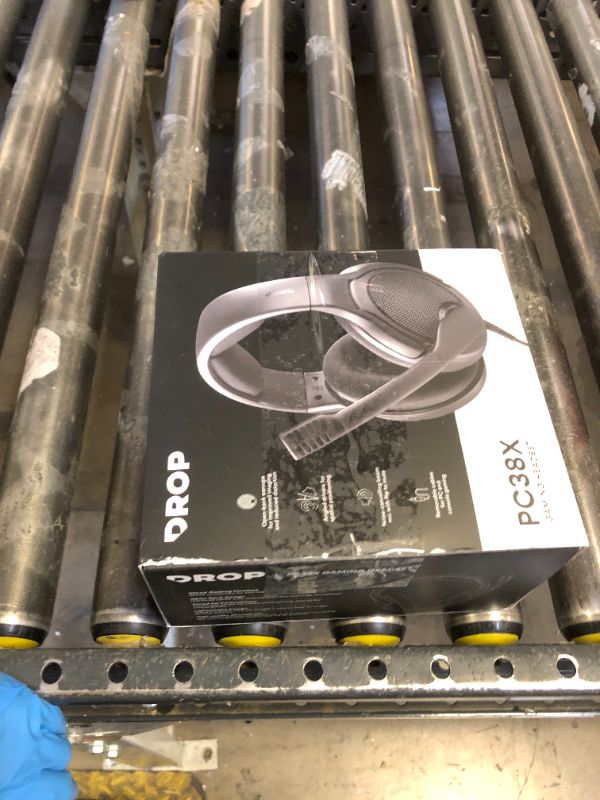 Photo 1 of DROP PC38X Gaming Headset – Open-Back Over-Ear Design with Noise-Cancelling Mic, Velour Earpads – Compatible with PC, PS5, PS4, Xbox, Switch, Mobile – Black