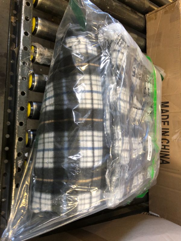 Photo 1 of Buryeah 15 Pcs Winter Buffalo Plaid Throw Blankets Bulk 60 x 50 Inch Tartan Plaid Checkered Warm Throw Blankets Decor for Christmas Winter Couch Sofa Chair Bed Office Home(Style J,Black and White)