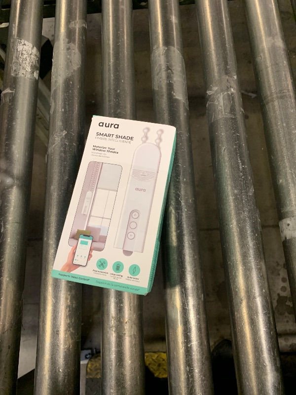 Photo 1 of Aura Roller Smart Shade Driver, Remote Control & WiFi Dongle | Automate Existing Blinds | Beaded Window Shade Compatible Up to 4x5ft | Rechargeable Battery | Set Schedules | Hands Free Voice Control