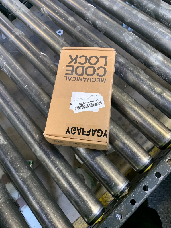 Photo 1 of NON FUNCTIONAL - PARTS ONLY -------------------------------------------------------------------------YGAFFAGY Mechanical keyless Entry Door Lock 601YD2B, Weatherproof deadbolt with Handle,Security Outdoor Lock Without Electronic,Easy Installation,for Home