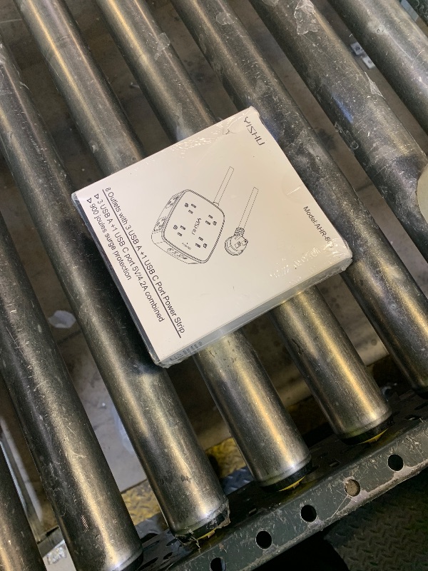 Photo 1 of 10 Ft Surge Protector Power Strip - 8 Widely Outlets with 4 USB Ports, 3 Side Outlet Extender with 10 Feet Extension Cord, Flat Plug, Wall Mount, Desk USB Charging Station, ETL, Black