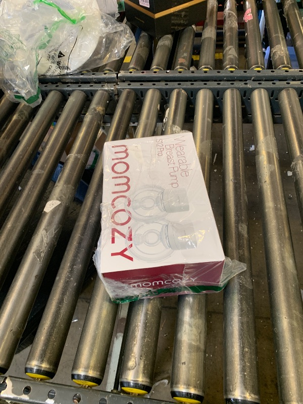 Photo 1 of Momcozy Hands-Free Breast Pump S12 Pro, Wearable & Portable Pump with Soft DoubleFit Flange, 3 Modes | 9 Levels Double Electric Pump, Smart Display, 24mm, 2 Pack, Cozy White