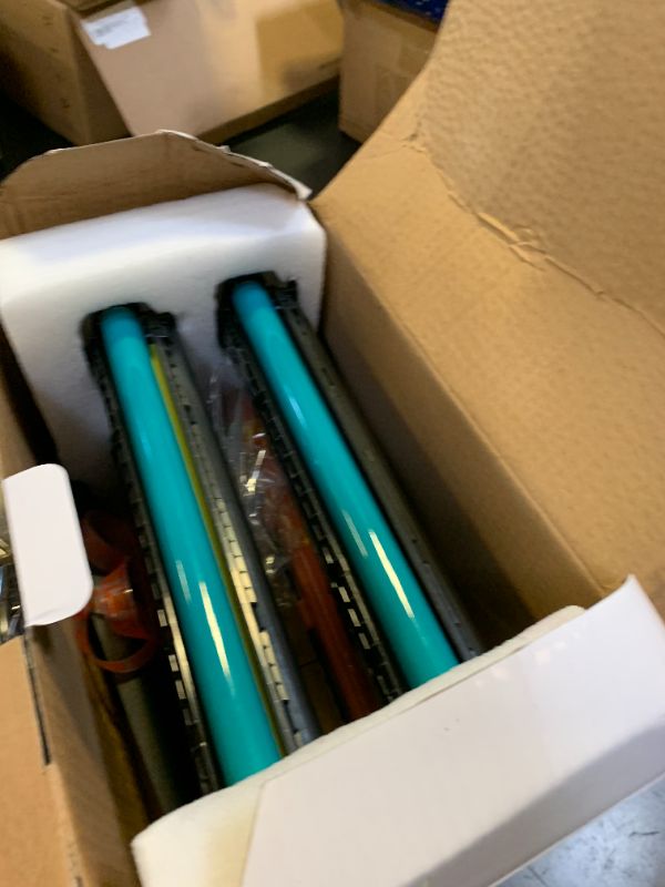 Photo 1 of 210X Toner Cartridges 4 Pack Toner Compatible for HP 210X W2100X W2100A High Yield for Color LaserJet Pro MFP 4301fdw 4301fdn 4201dn 4201dw Printer Ink Black Cyan Yellow Magenta